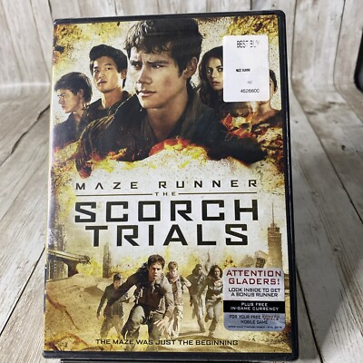 Maze Runner: the Scorch Trials (DVD, 2015 Widescreen) New Factory Sealed