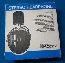 Vintage Koss Stereo Headphones 94383