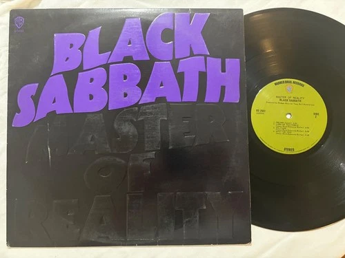 Black Sabbath – Master Of Reality LP [1st US Press, Green Label, Embossed] 1