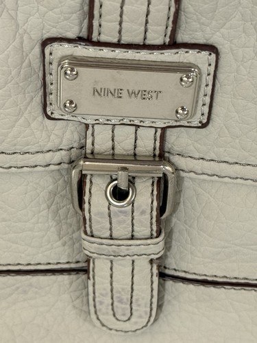 Nine West Vegan Leather Crossbody Bag ROCKY 60253601-N62 MIST GR MM New W/Tags - Picture 7 of 17