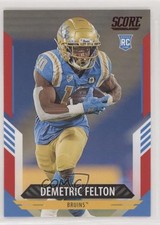 2021 Score Rookies Red Demetric Felton #319 2xd