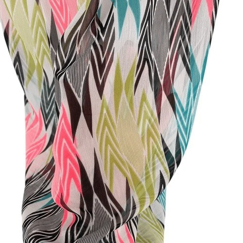 Volcom Sheer Multicolor Swim Cover-Up Dress XS Beachwear Festival Boho Bright - Image 3 of 4
