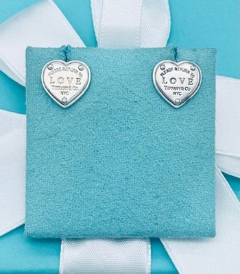 Return To LOVE Tiffany & Co. Ohrstecker Sterlingsilber 12 mm Herz