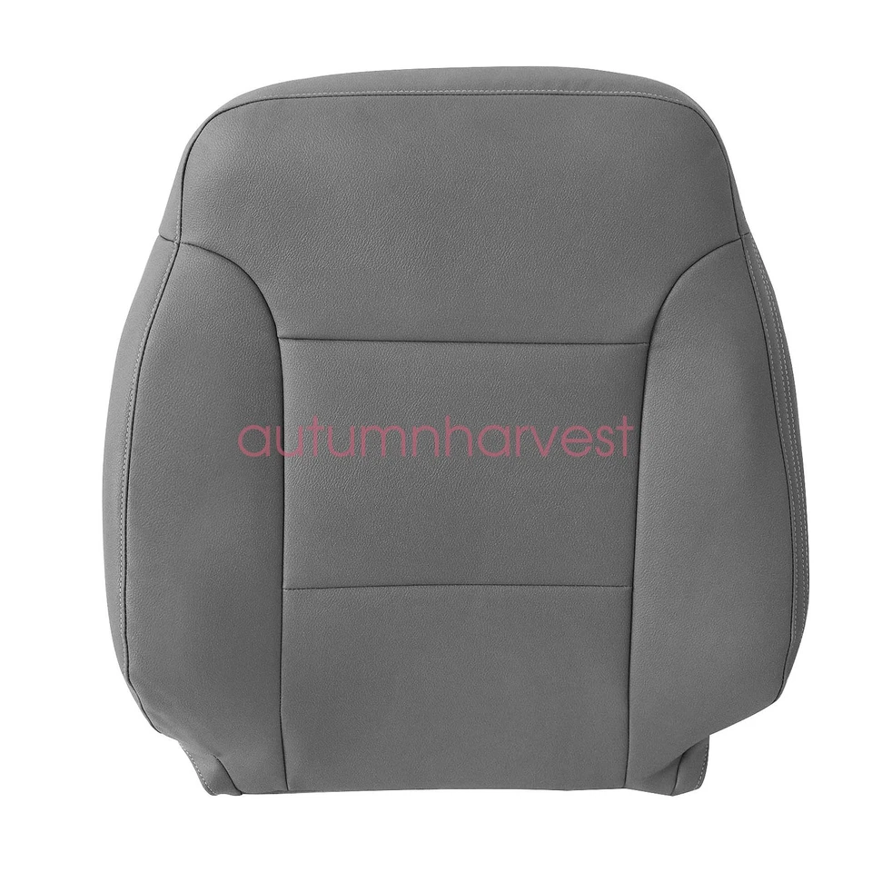 For 2014-2019 Chevy Silverado 1500HD 2500HD Driver Bottom & Top Seat Cover Gray - Изображение 4 из 4