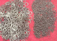 Stainless Steel Flat Riveted Jump Rings Chainmail Repair Kit SCA LARP DIY Armor