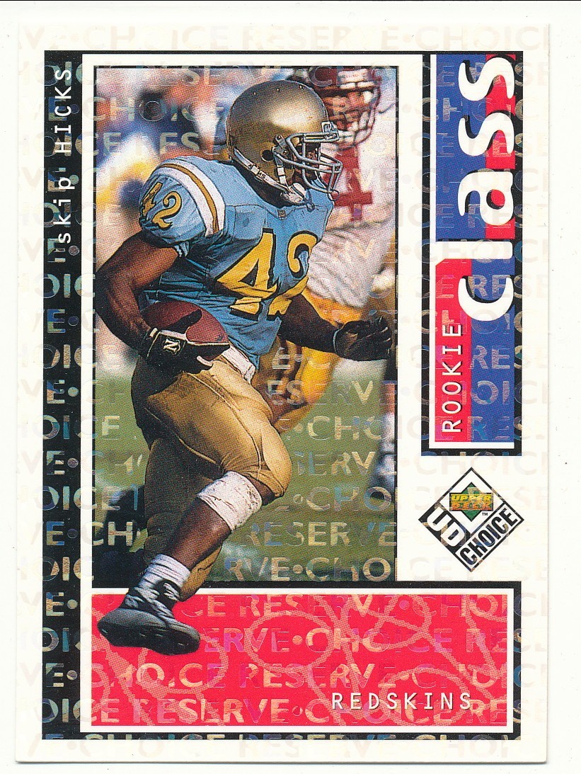 1998 UD Choice Skip Hicks #218 Choice Reserve RC