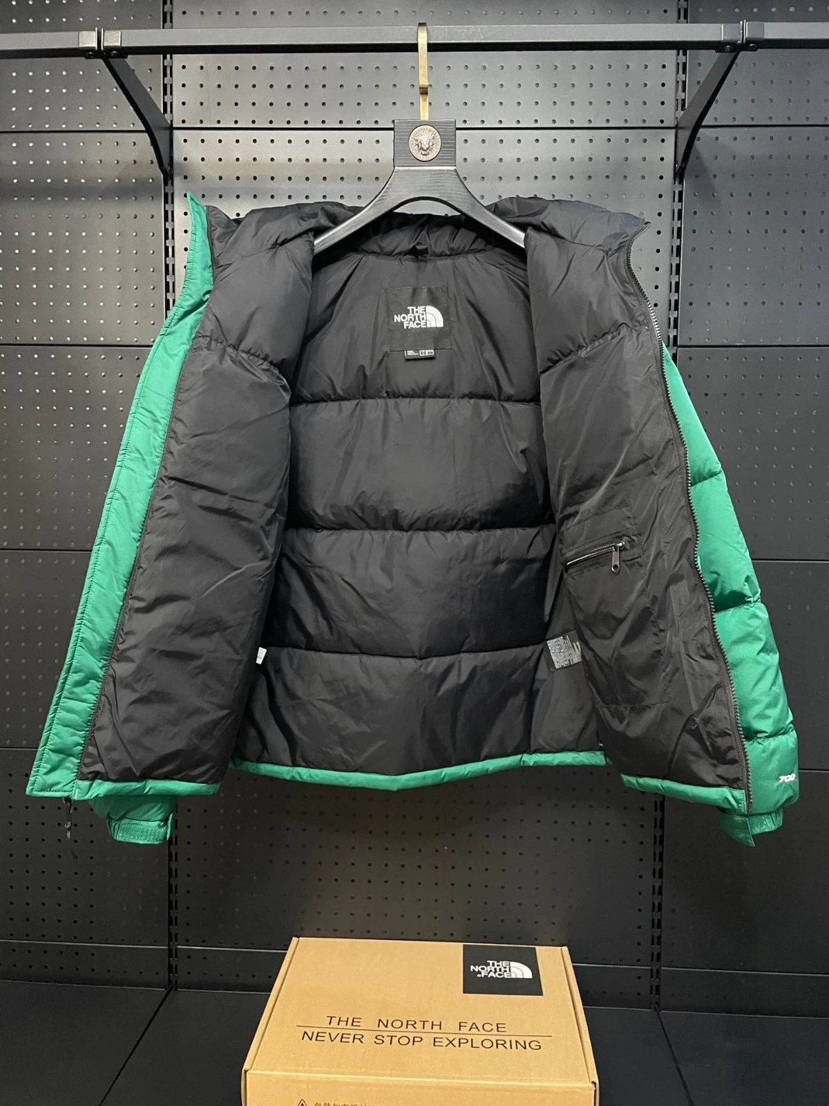 The North Face 1996 Nuptse Down Jacket Green For Men | eBay