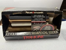 Normark Tri-Hone Revolving Knife Sharpening Station Kit 3 Stones