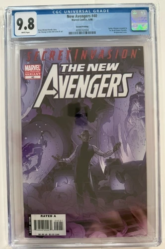 New Avengers #40 (2nd Printing) Variant Secret Invasion 1st Veranke CGC 9.8