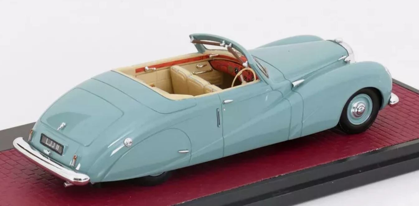 Daimler DE36 Hooper 1953 miniature d'exception en vert Matrix Scale Models 1/43