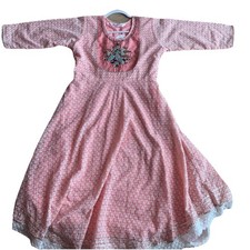 NWT 55 SZ XL Rytras Women's Cotton Printed Anarkali Embroidery Kurti