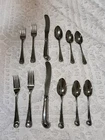 New ListingKirk-Stieff "Williamsburg Shell" Stainless Steel Flatware Service for Two