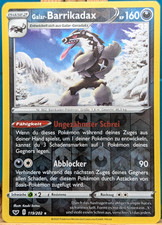 POKEMON - Schwert & Schild - Galar-Barrikadax - 119/202 - REVERSE HOLO - deutsch