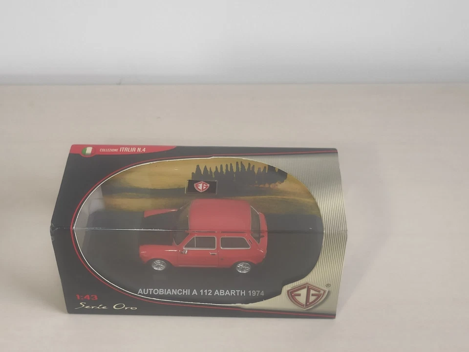 Autobianchi A112 Abarth 1974 Modellino Die Cast 1/43 Serie Oro Edison Giocattoli - Immagine 2 di 4