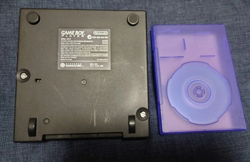 Nintendo Gamecube Gameboy Player DOL-017 Black with startup disc Used Japan - Image 2 of 4