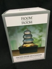 INDOOR STACKED STONE LED FOUNTAIN Room2Room NEW IN BOX