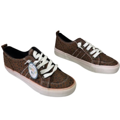 Jellypop Women's Shoe Sz: M Kory Brown Multi Printed Fabric