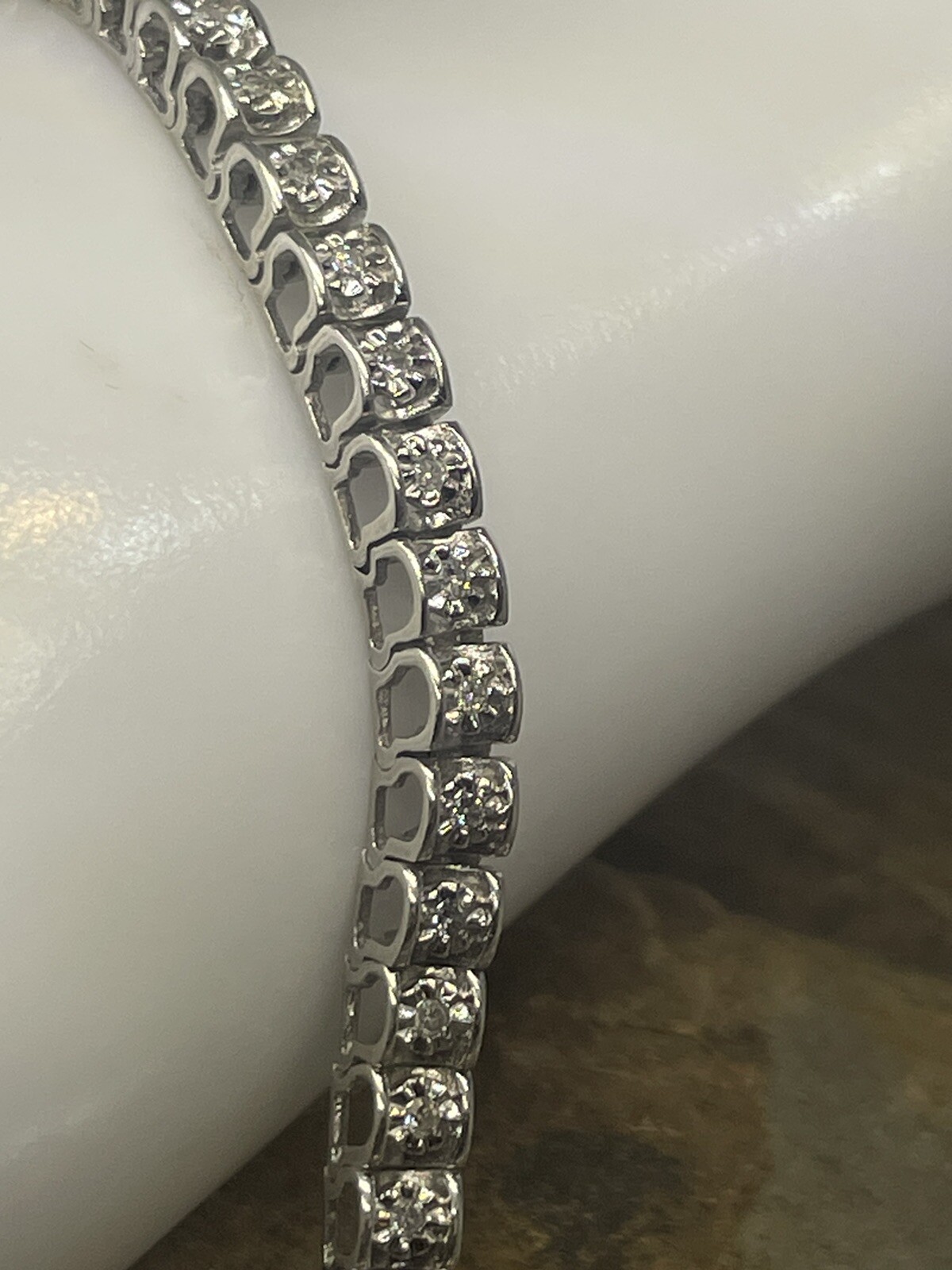 3.0 CARAT GENUINE DIAMOND Tennis Bracelet. From JCPenny. Original Price
