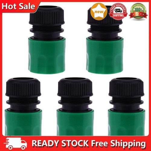 5 Pcs 1/2 Inch Garden Hose Connector Quick Connect Adapter for Garden Irrigation