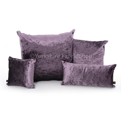 purple rectangle cushion