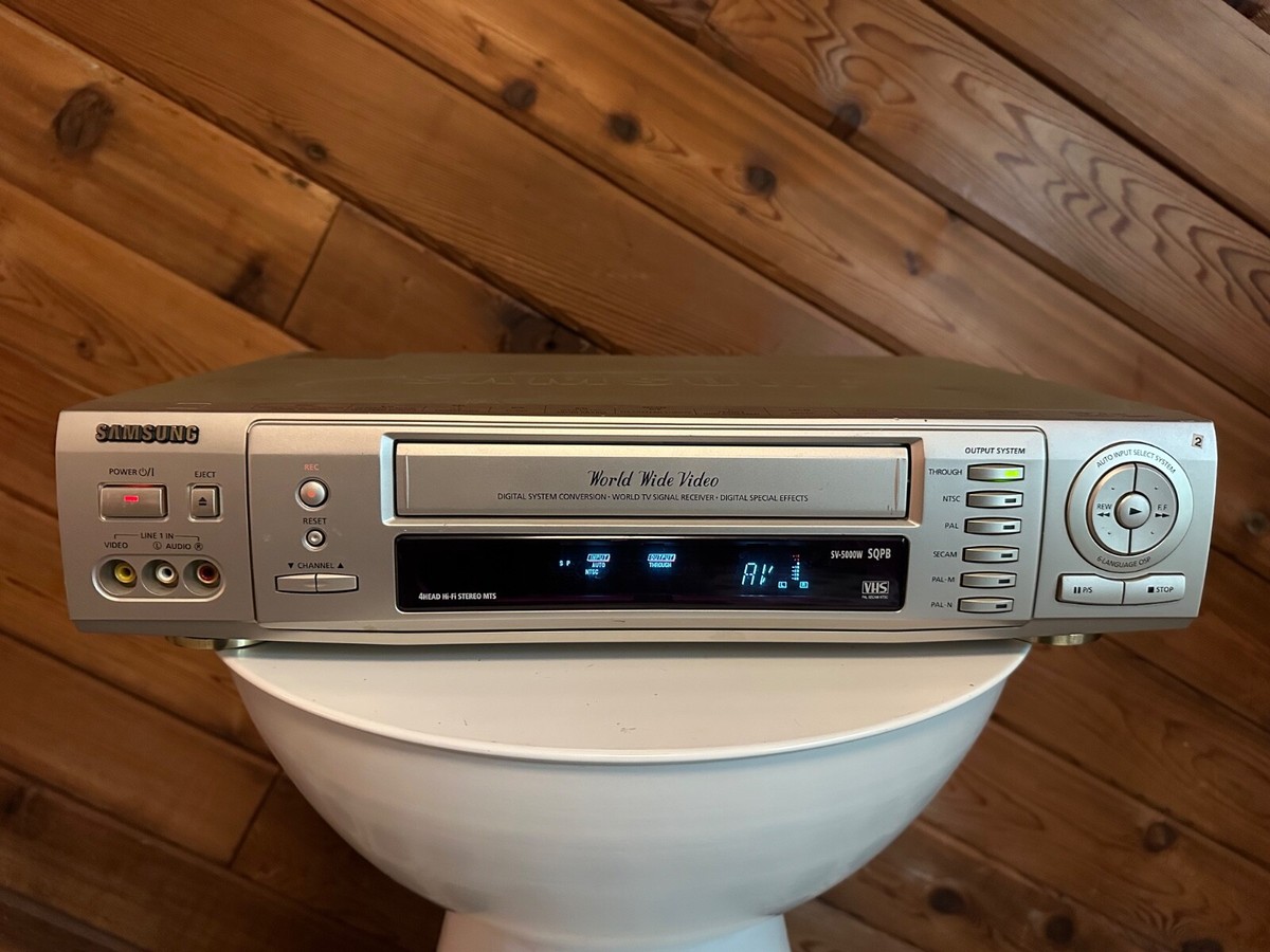 ワールドワイド ビデオデッキ SAMSUNG SV-5000W SAMSUNG SV-5000W World Wide Video VHS VCR PAL, SECAM, NTSC