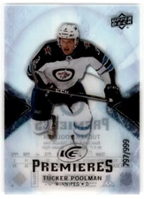 2017-18 UD Ice Premieres Tucker Poolman Rookie /999 #126 Winnipeg Jets