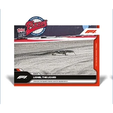 Lionel The Lizard F1 2024 Formula 1 Topps Now Card 56 In Hand