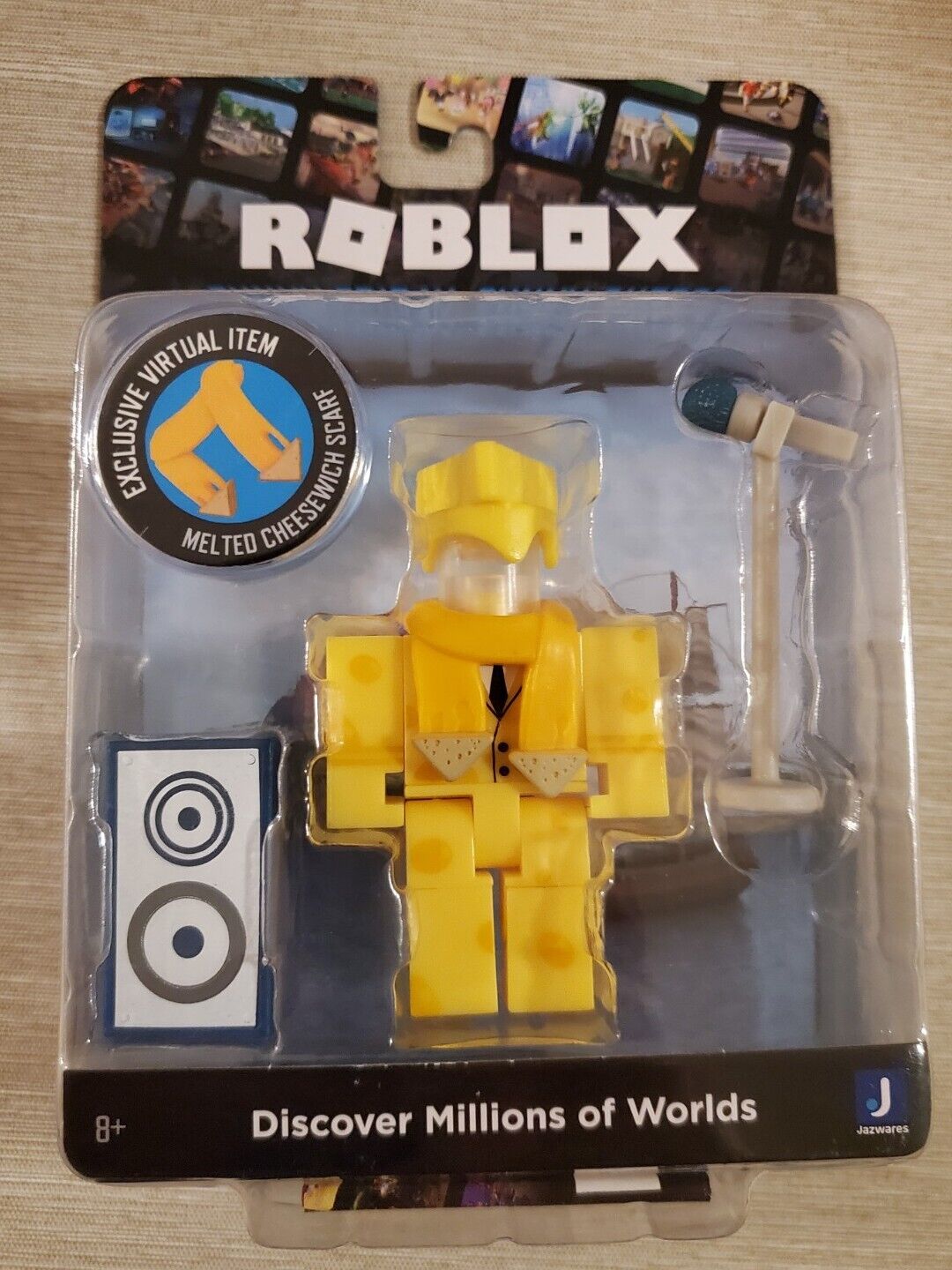 ROBLOX Funky Friday Cheese Figure Video Game Code App Boys Toys NEW NIP