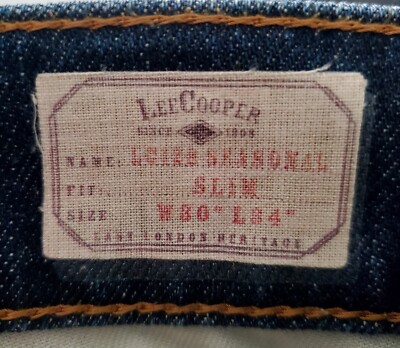 Lee Cooper 1908 E. London Jeans 30x34 Men's LC128 Slim Lee Cooper 1908 E. London Jeans 30x34 Men's LC128 Slim