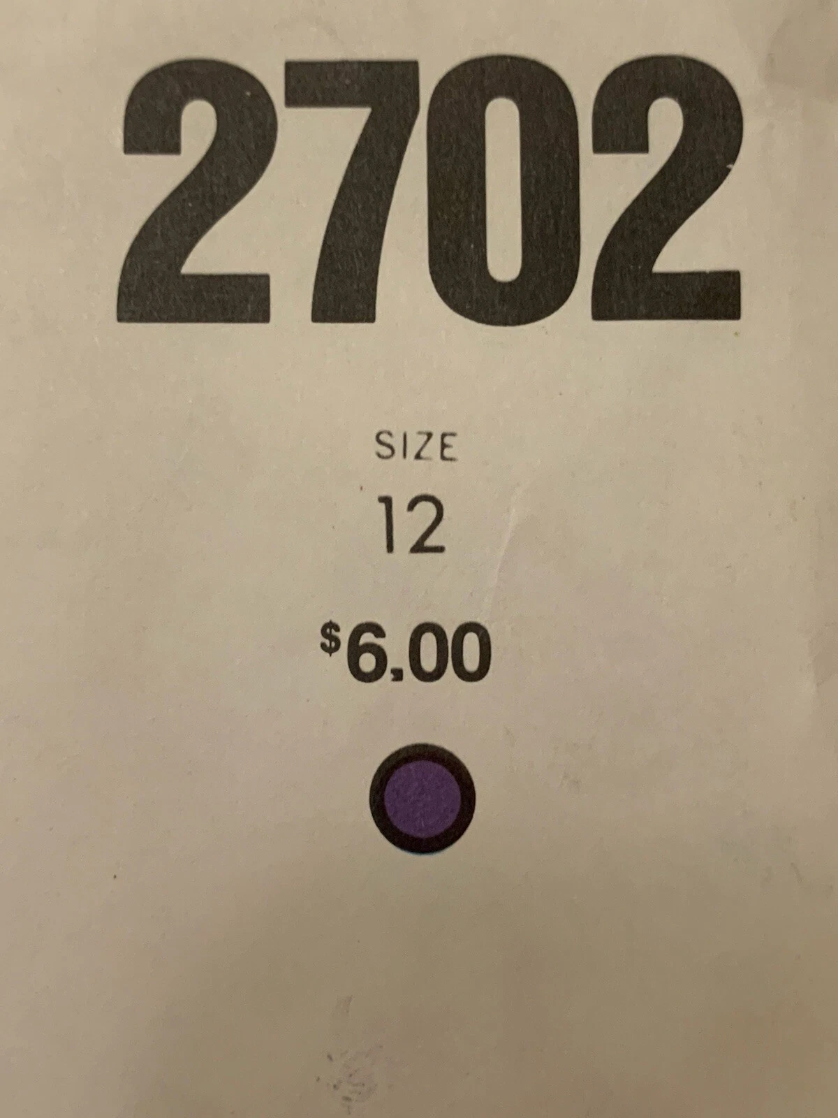 Pantaloni tunica vintage Vogue Gianni Versace modello cucito manca taglia 12 non tagliati