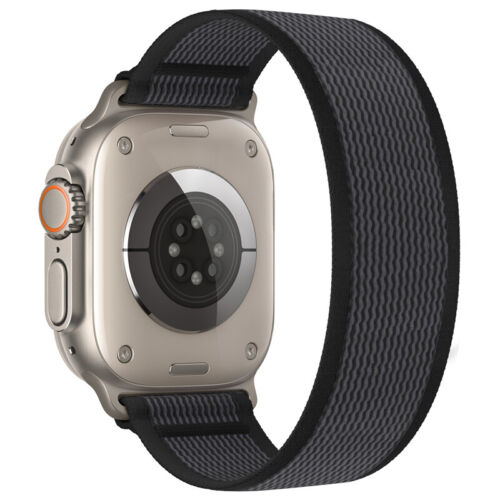 Elastic Solo Loop Band Nylon Strap For Apple Watch Ultra 49mm 10 9 8 7 6 38-46mm - Picture 16 of 25