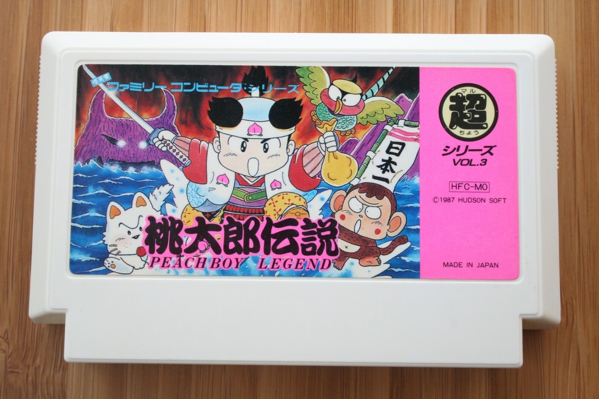 Nintendo Family Computer Momotaro Densetsu Peach Boy Legend HFC-MO