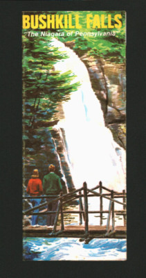 Bushkill Falls - The Niagara Of Pennsylvania 1970s Visitor Brochure Poconos
