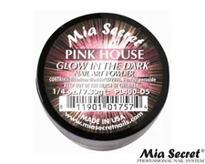 MIA SECRET Nail Art Powder 1/4oz- Pink House (GLOW IN THE DARK COLLECTION)