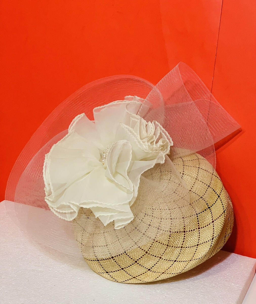 Sonni San Francisco Womens Vintage Dressy Hat Ivory / White  display picture 1