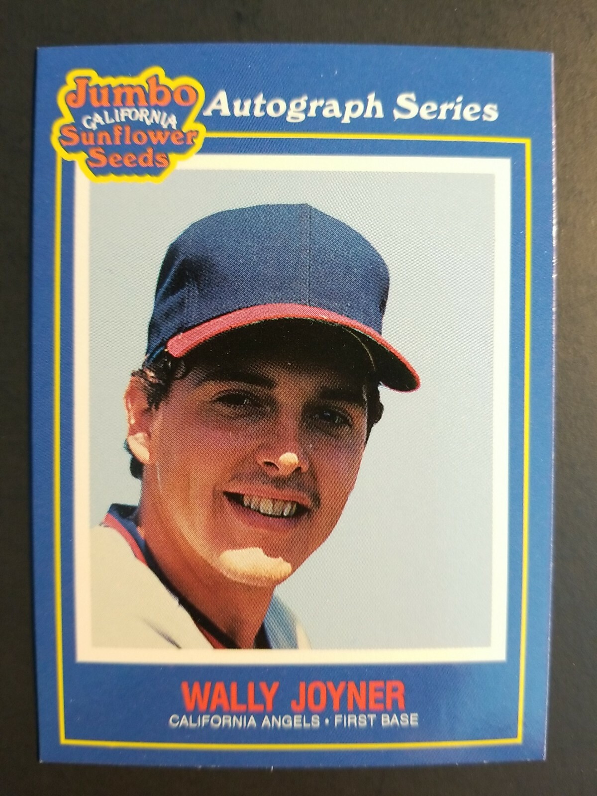 Wally Joyner California Angels 1990 Sunflower Seeds # 19 Baseball Card