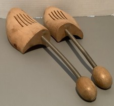 Shoe Trees NEVCO West Germany Mens Size 10-11 Wooden with Springs Vintage