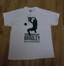 Boston Celtics Avery Bradley Skills Academy autographed adidas T-Shirt size-L