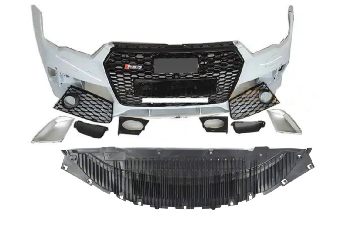 2016-18 Audi A7 S7 Front Bumper Cover Grille Conversion Kit Set to
