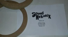 MDF Speaker / Spacer Rings, 6 1/2" MEDIUM Size 3/4" Thick One Pair Made In USA