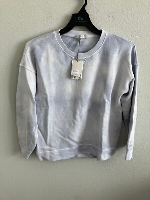 Barefoot Dreams MC Cloud Wash Terry Slouchy Pullover - Size XS a355071