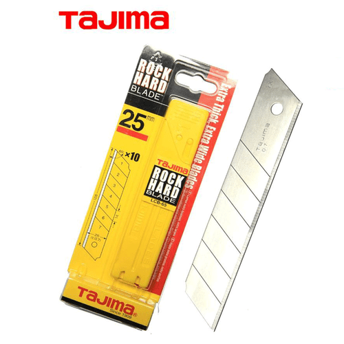 30 x (3 packs) Tajima LCB65 Snap Blade SNAP OFF ROCK HARD 25mm LCB-65 - Picture 3 of 4