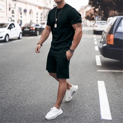 T Shirts and Shorts Sweatsuit Set 
