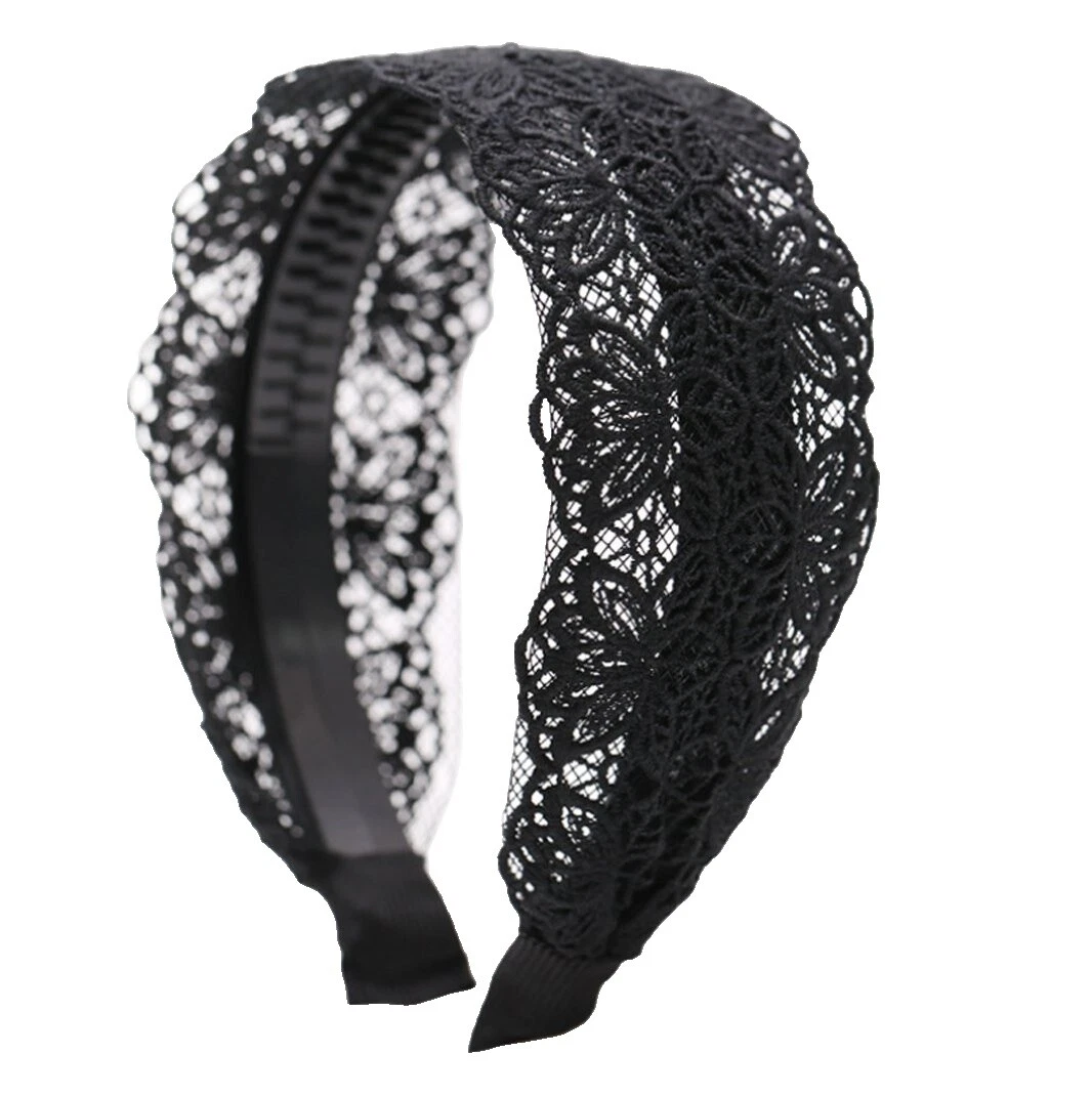 Lace Black Hair Accessories for Women