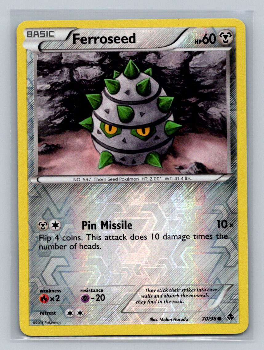 Ferroseed (70) Emerging Powers 70/98 Near Mint NM Reverse Holo