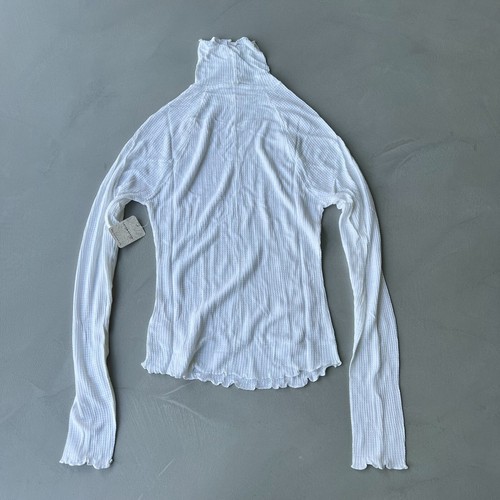 Free People Intimately Make It Easy Thermal T-Shirt/Top. Ivory/White. Small. - Picture 4 of 4