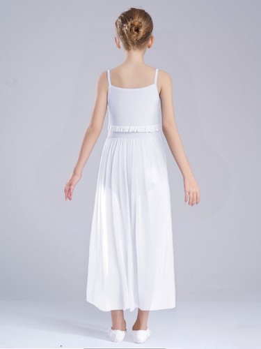 Kinder Mädchen Tanzkleid moderne Tanzkleidung Glitzer Performance Salsa Bühne - Bild 59 von 82