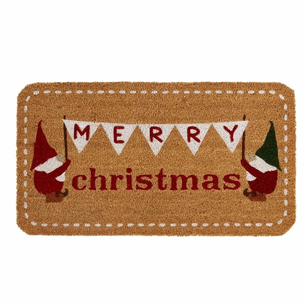 Mud Pie Gnome For The Holidays Doormat