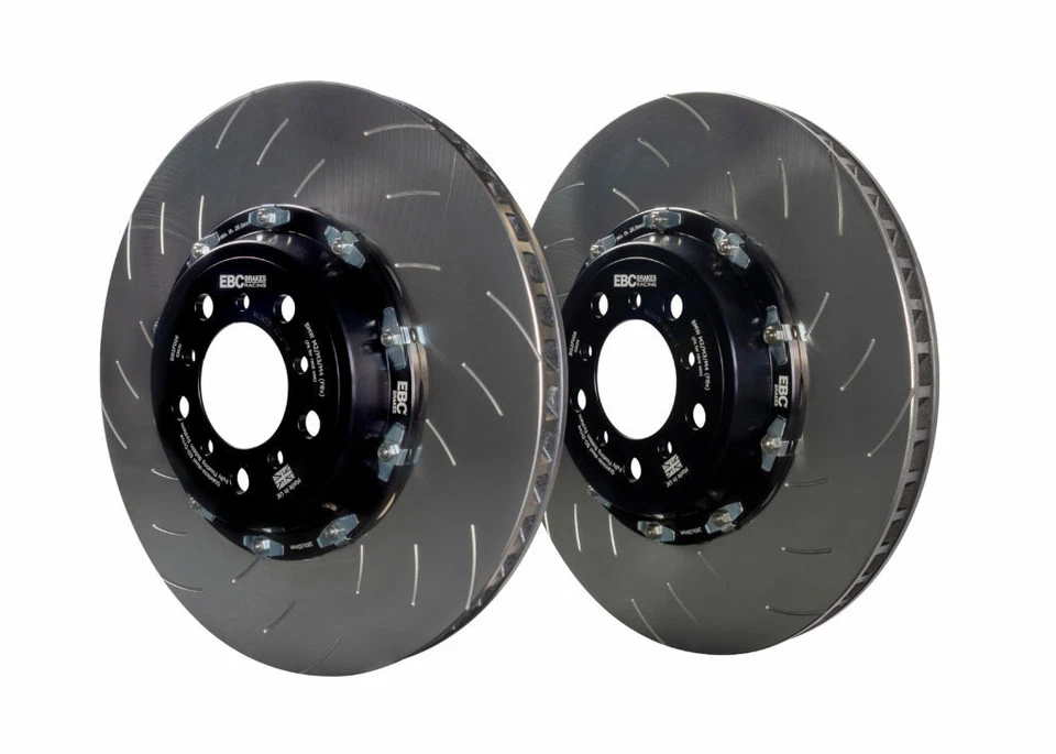 EBC Racing 2 Piece Front Floating Brake Discs for BMW G87 M2 G80 M3 G82 M4 21+ - Image 4 of 4