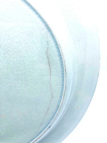 "Antiguo plato de ensalada azul y blanco Pearlware temprano Bewick ""Leopardo y antílope" - Imagen 5 de 6